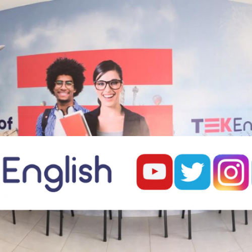 TEKEnglish – SIGA nossas mídias sociais.